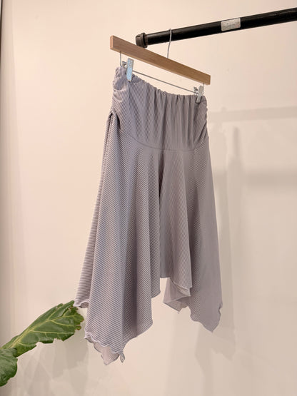 LINE Ruched midi skirt
