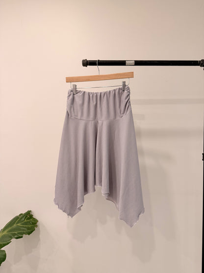LINE Ruched midi skirt