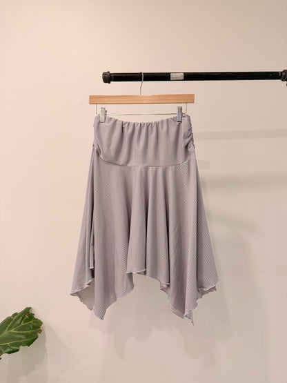 LINE Ruched midi skirt