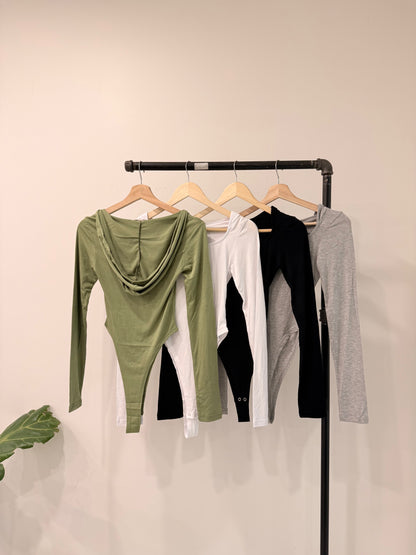 DRAG Hooded bodysuit