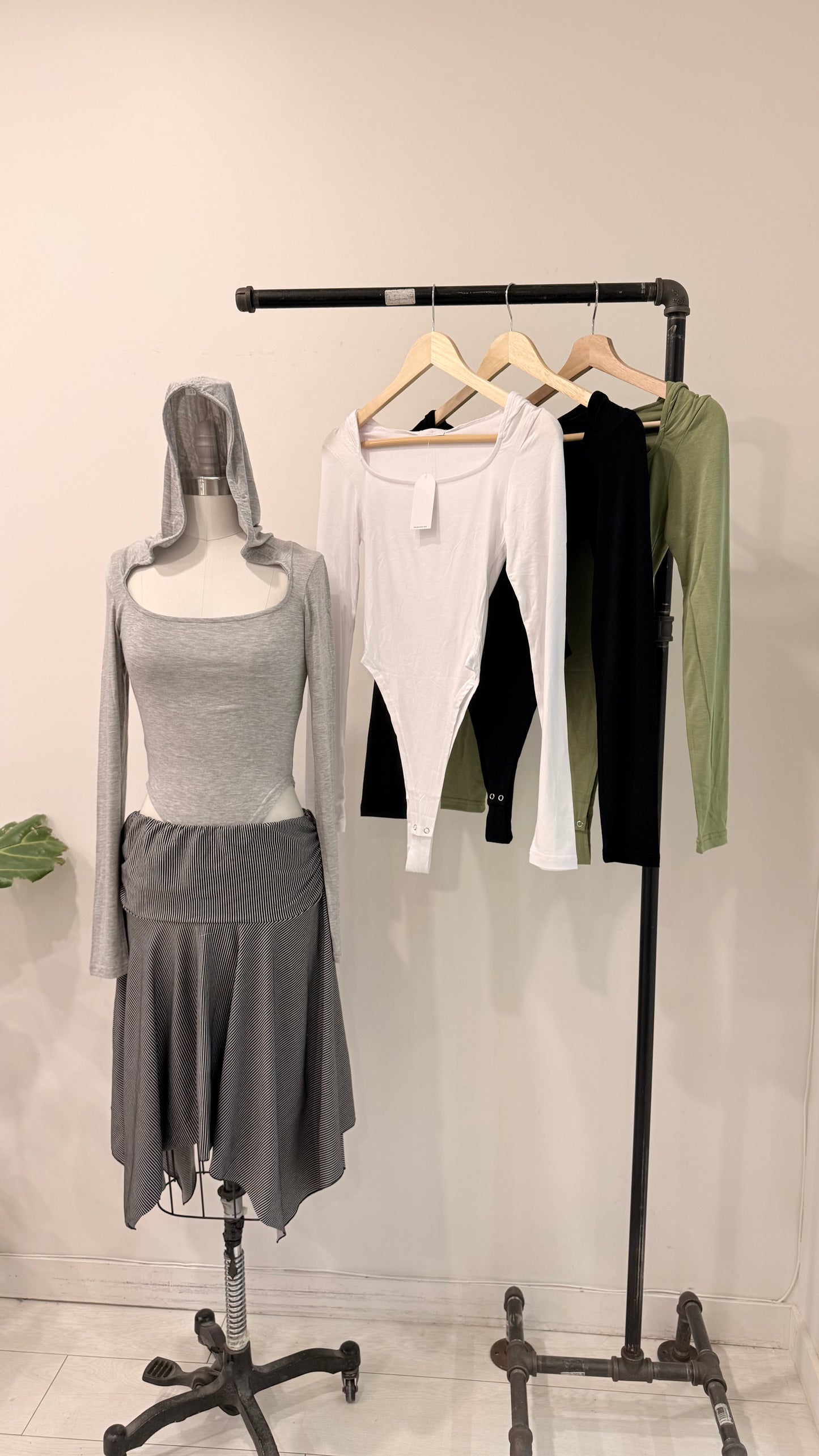 DRAG Hooded bodysuit