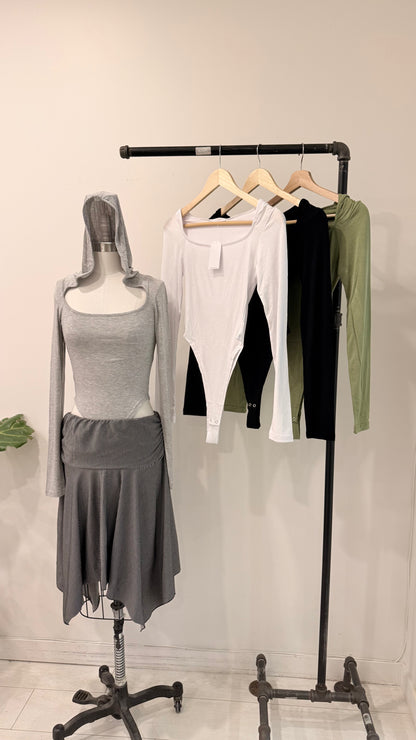 DRAG Hooded bodysuit