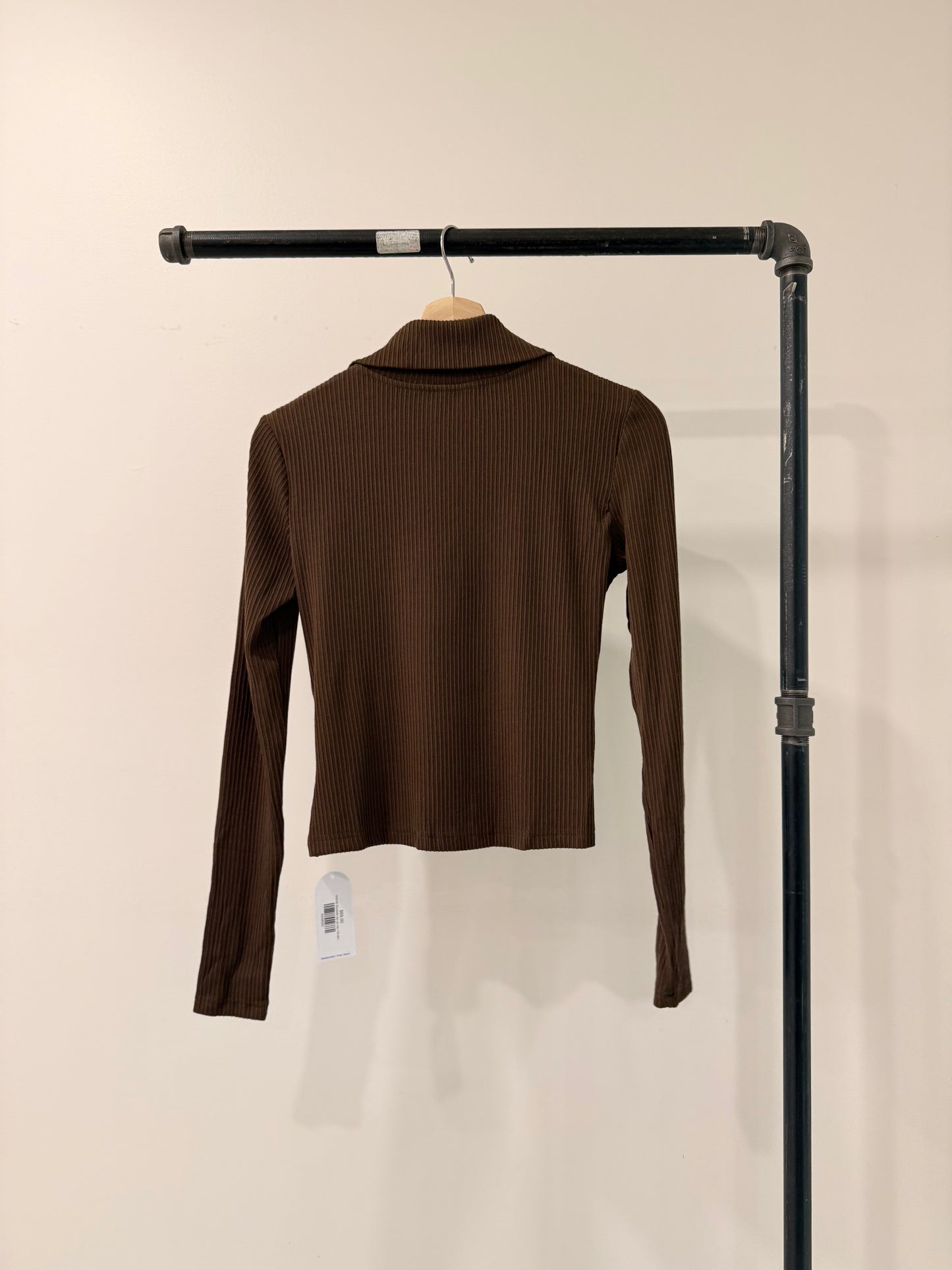 RIENS Studded zip-up top