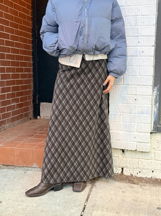 SMART Plaid maxi skirt