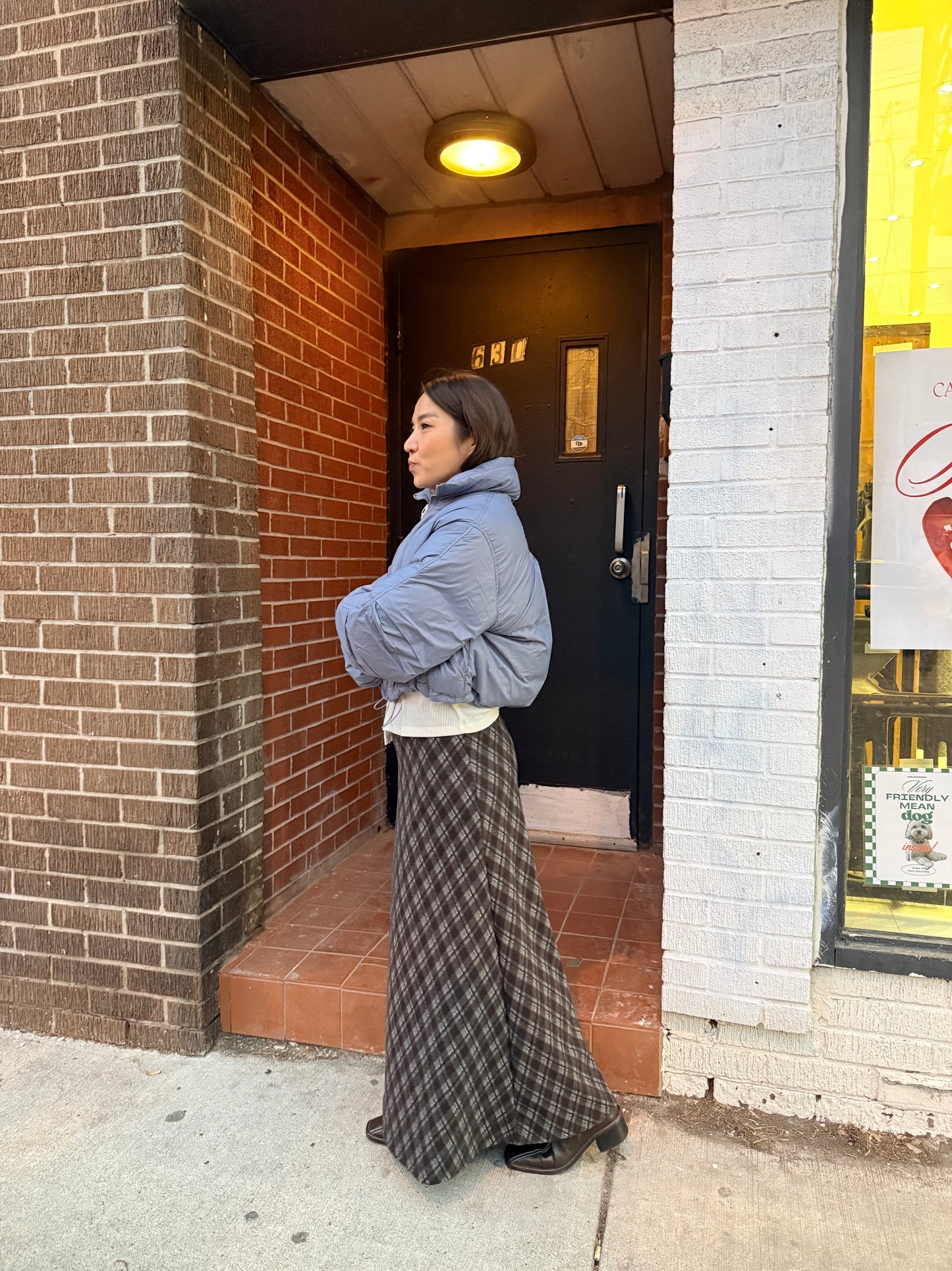 SMART Plaid maxi skirt
