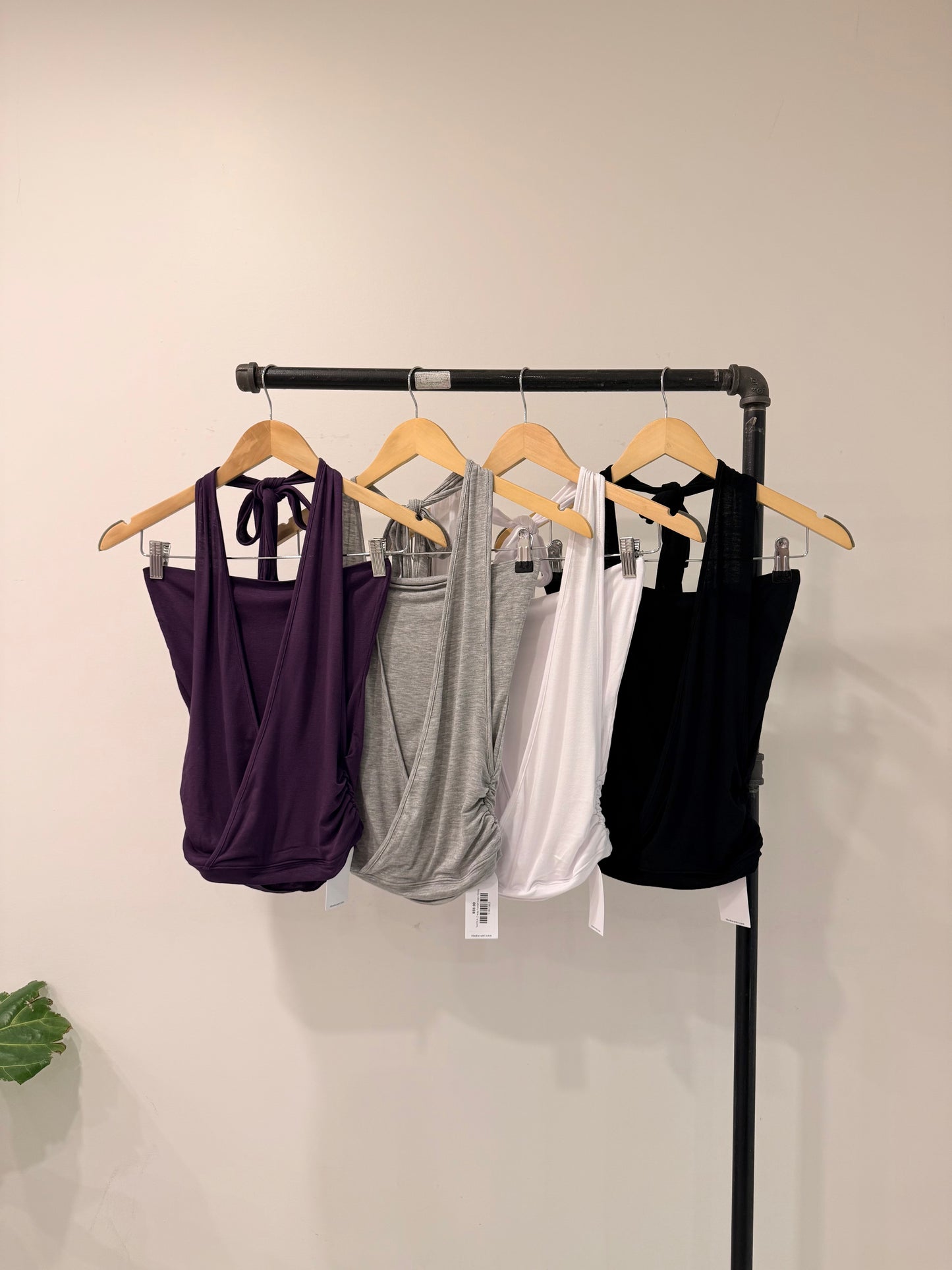 SHOLA Multi-way halter top