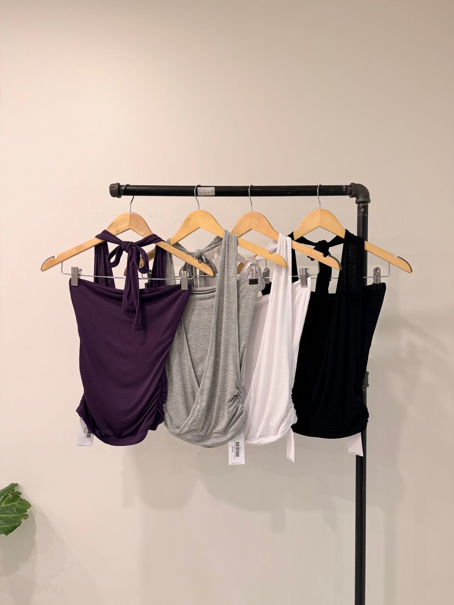 SHOLA Multi-way halter top
