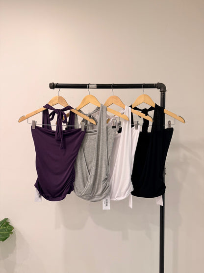SHOLA Multi-way halter top