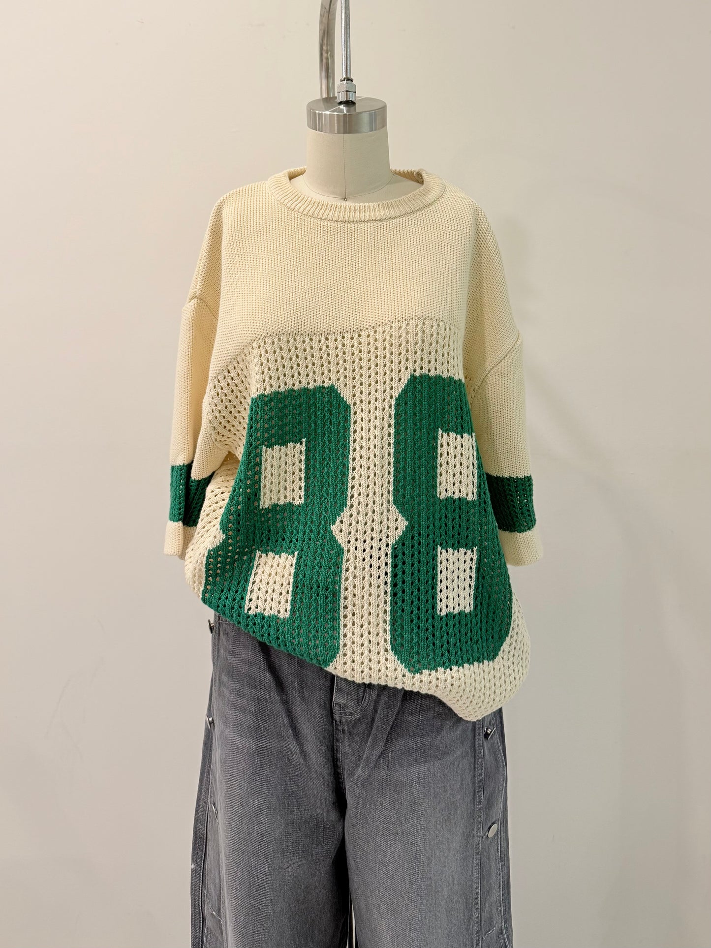 PLEX 88 oversized crochet top