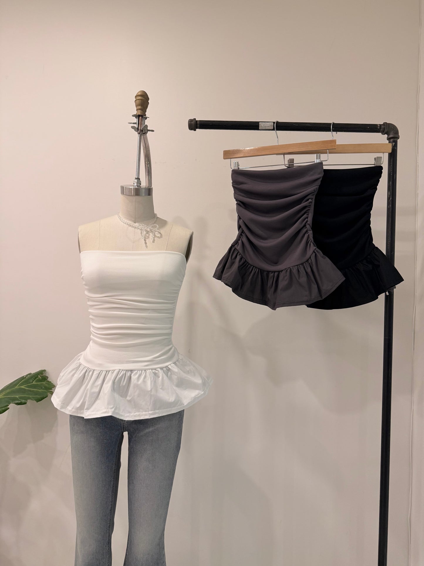RADI Peplum tubetop