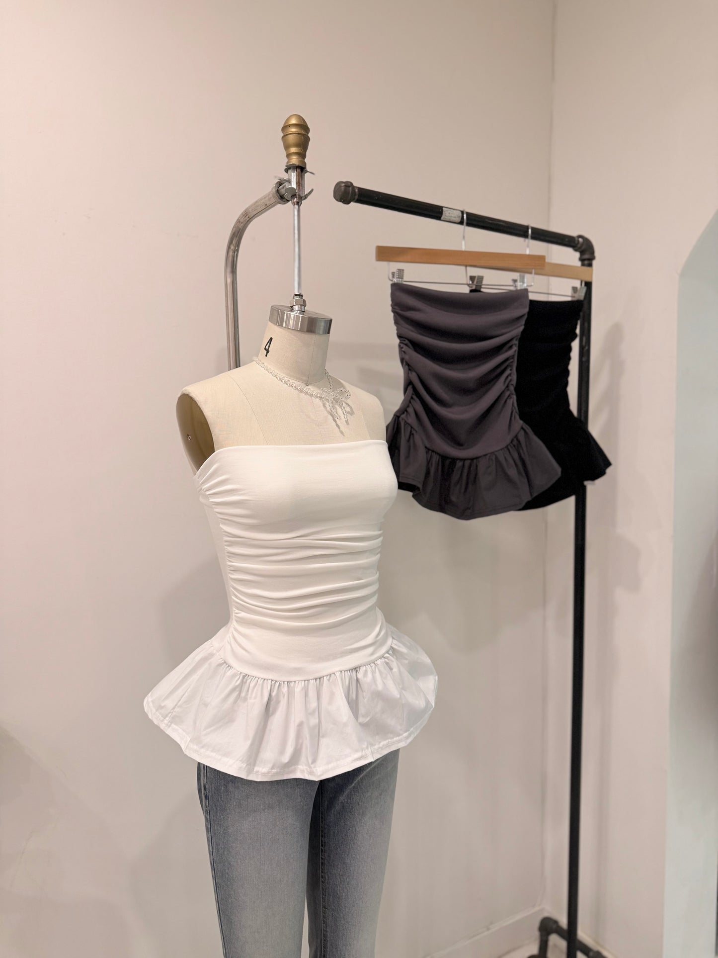 RADI Peplum tubetop