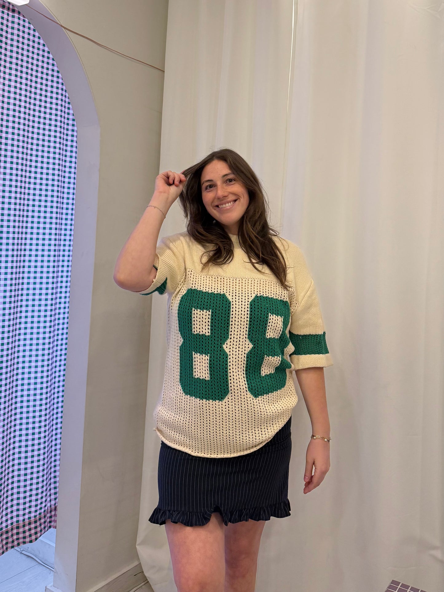PLEX 88 oversized crochet top
