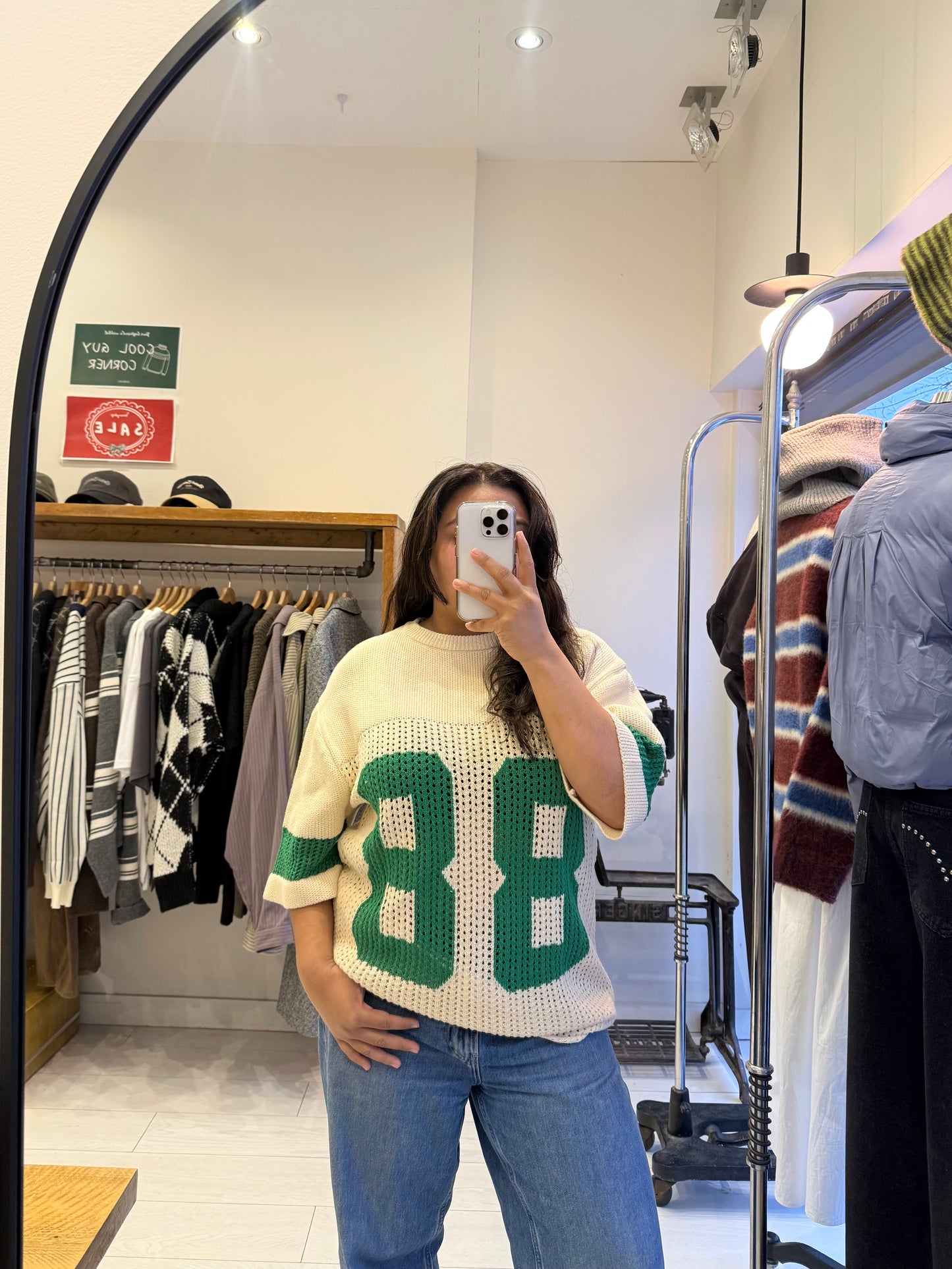 PLEX 88 oversized crochet top