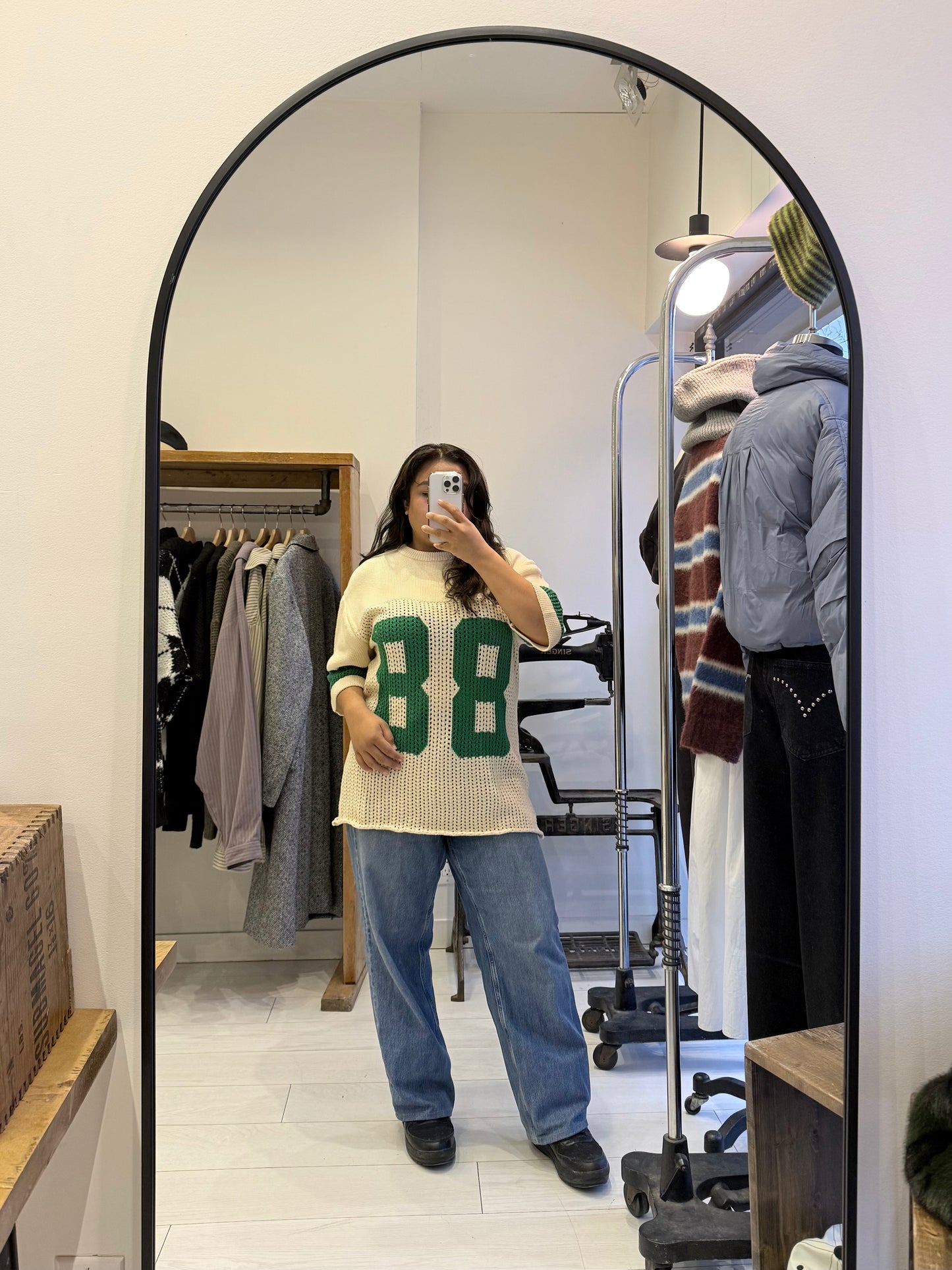 PLEX 88 oversized crochet top