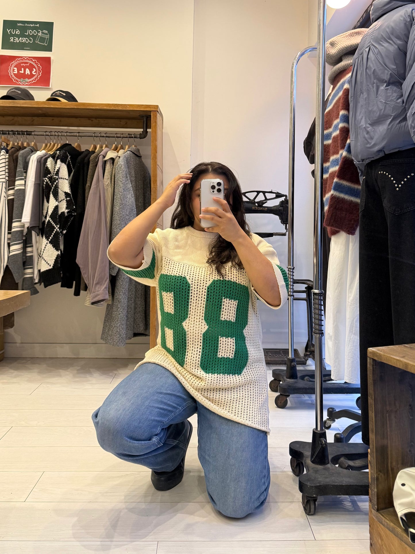 PLEX 88 oversized crochet top
