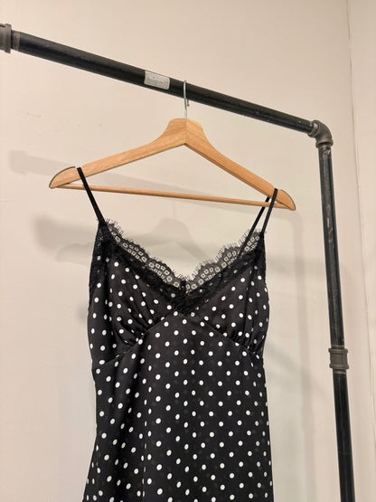 NEXT Polkadot slip dress