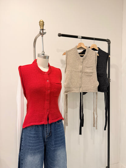 GEM Backless knit top