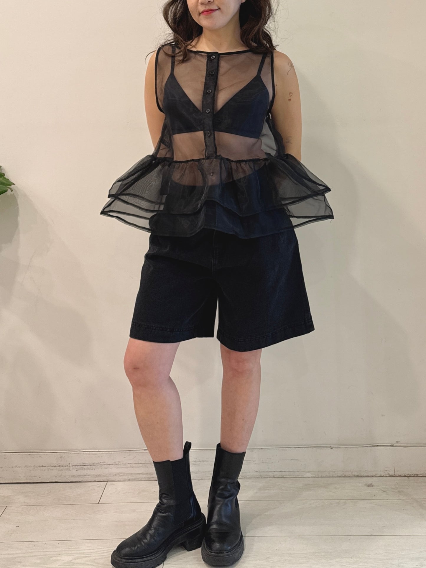 MOOD Sheer top