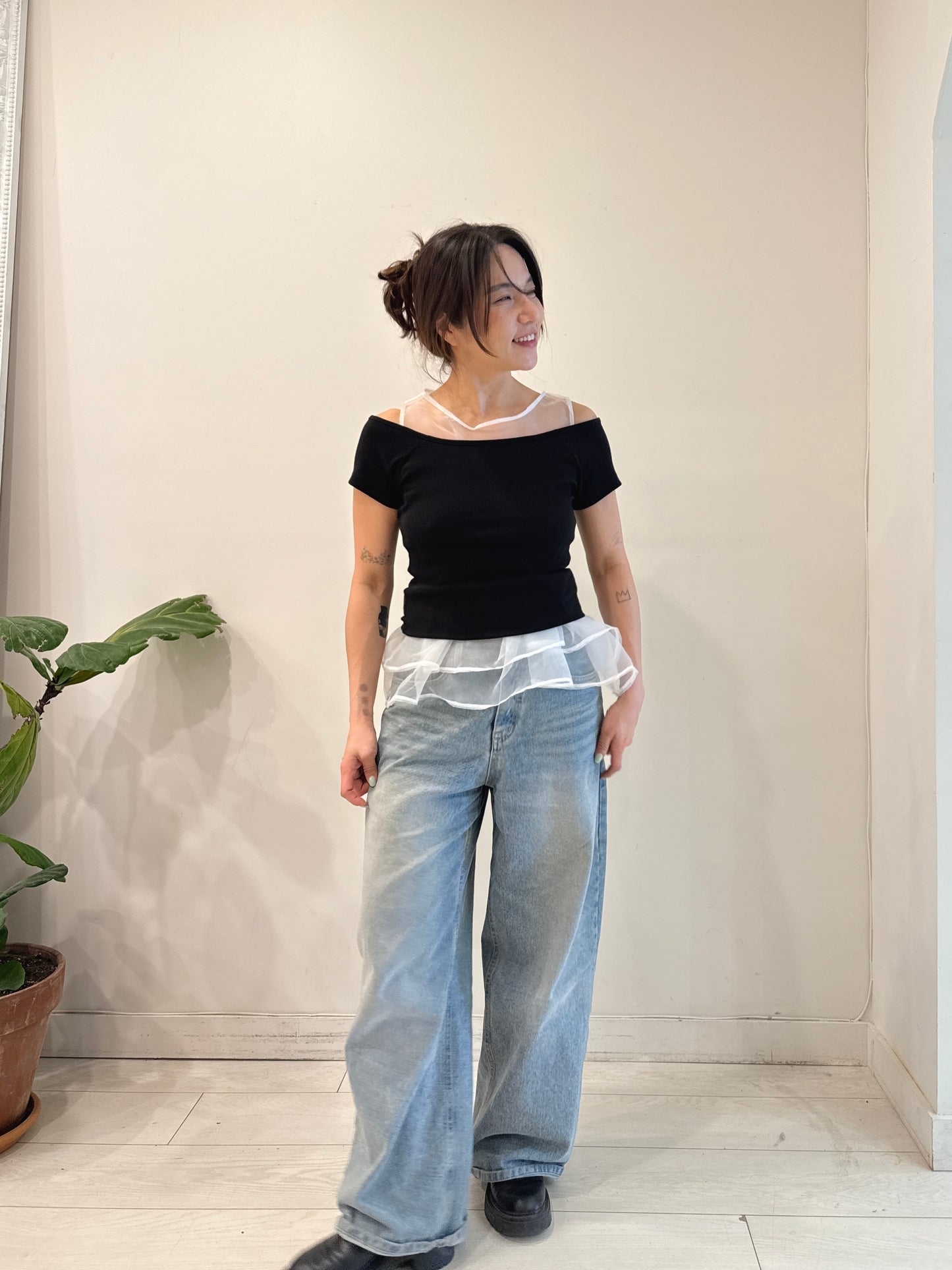 MOOD Sheer top