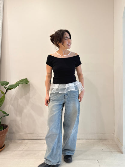 MOOD Sheer top
