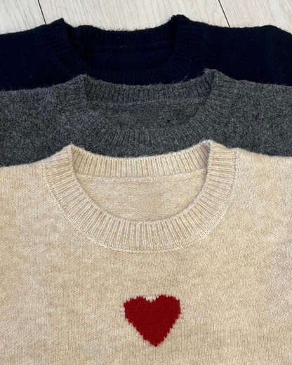 SARANG Heart knit top