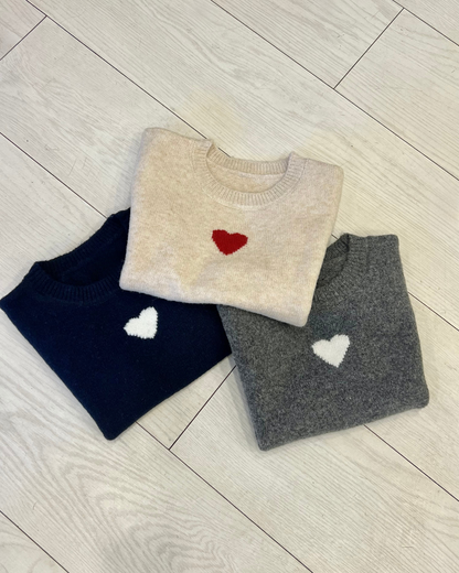 SARANG Heart knit top