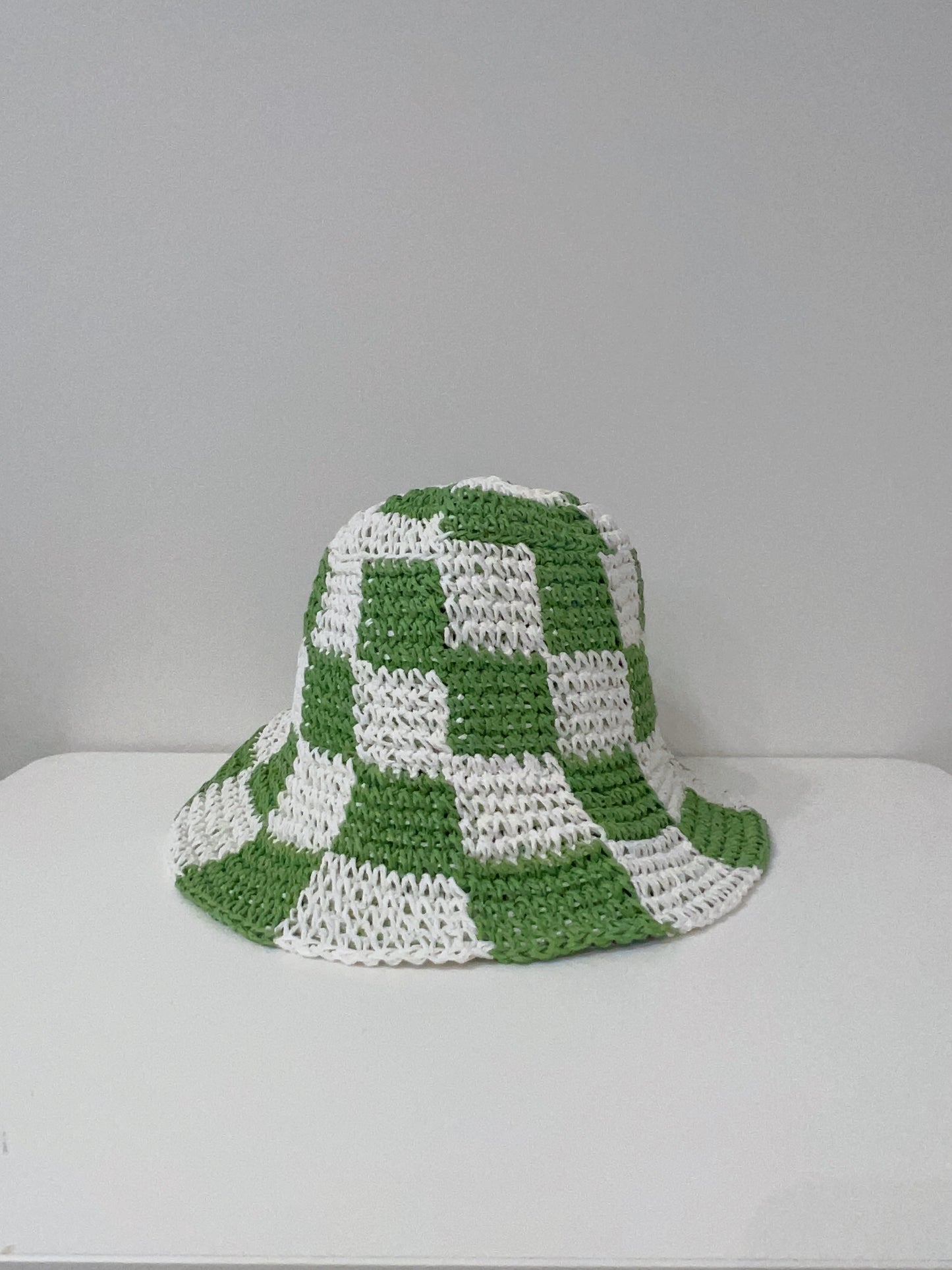 KOJE Checker straw hat