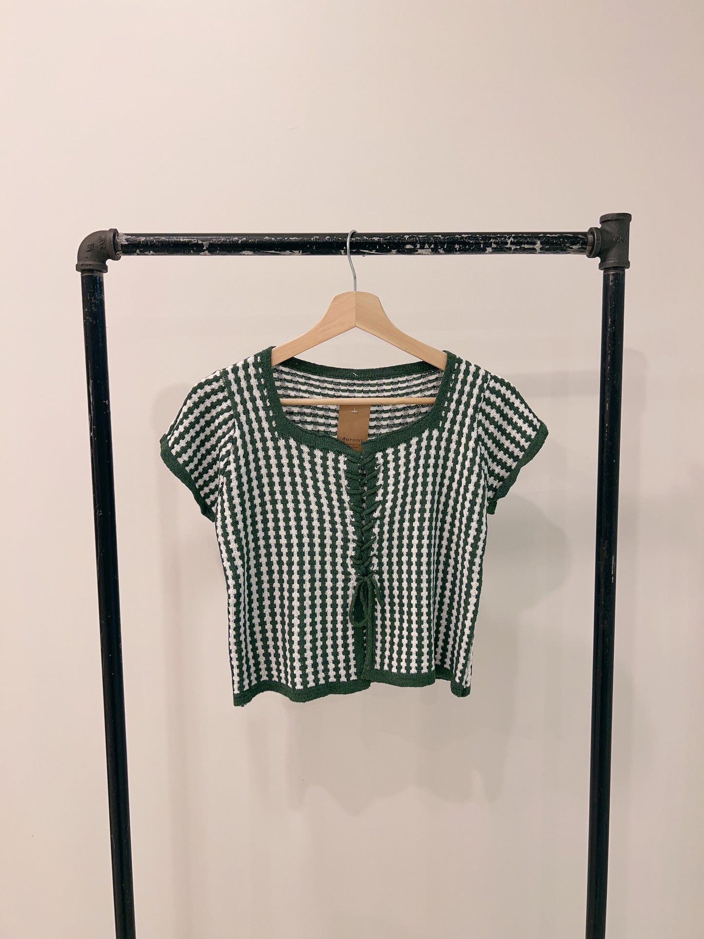WINONA Lace-up knit top