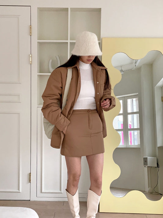JUNO Padded mini skirt