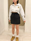 JUNO Padded mini skirt