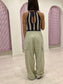 DRUM Stripe halter top