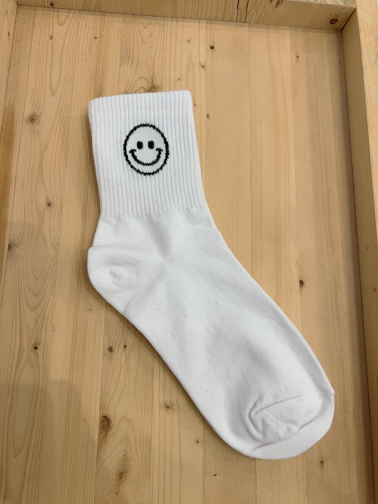 SMILE Smiley face sock