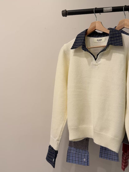 RIAN  Faux layered knit