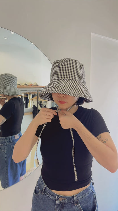 EMMY Checkered bucket hat