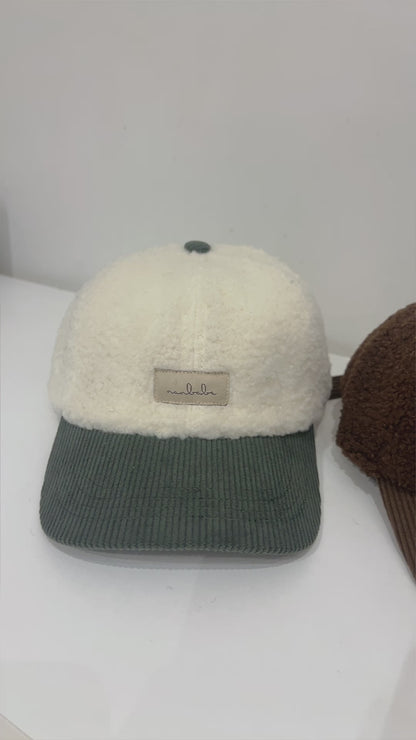 OPPA Fleece corduroy cap