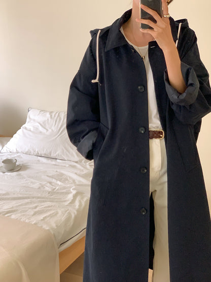 TYRA Hooded trench coat