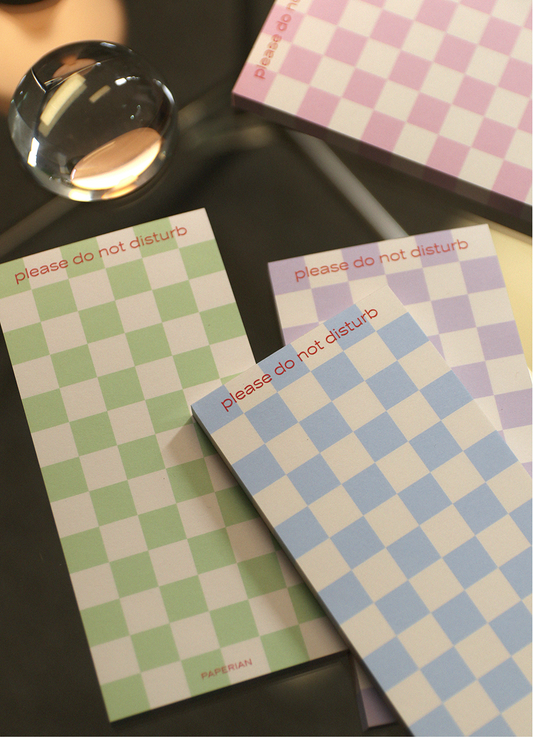 PAPER Checker memo pad