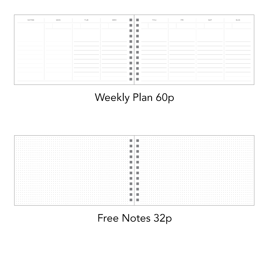 STAY 6 Month planner