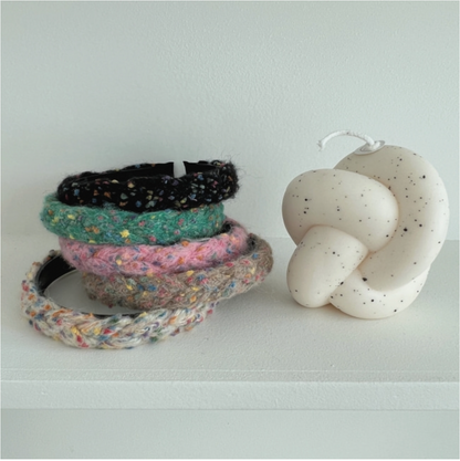 JADU Braided speckle headband