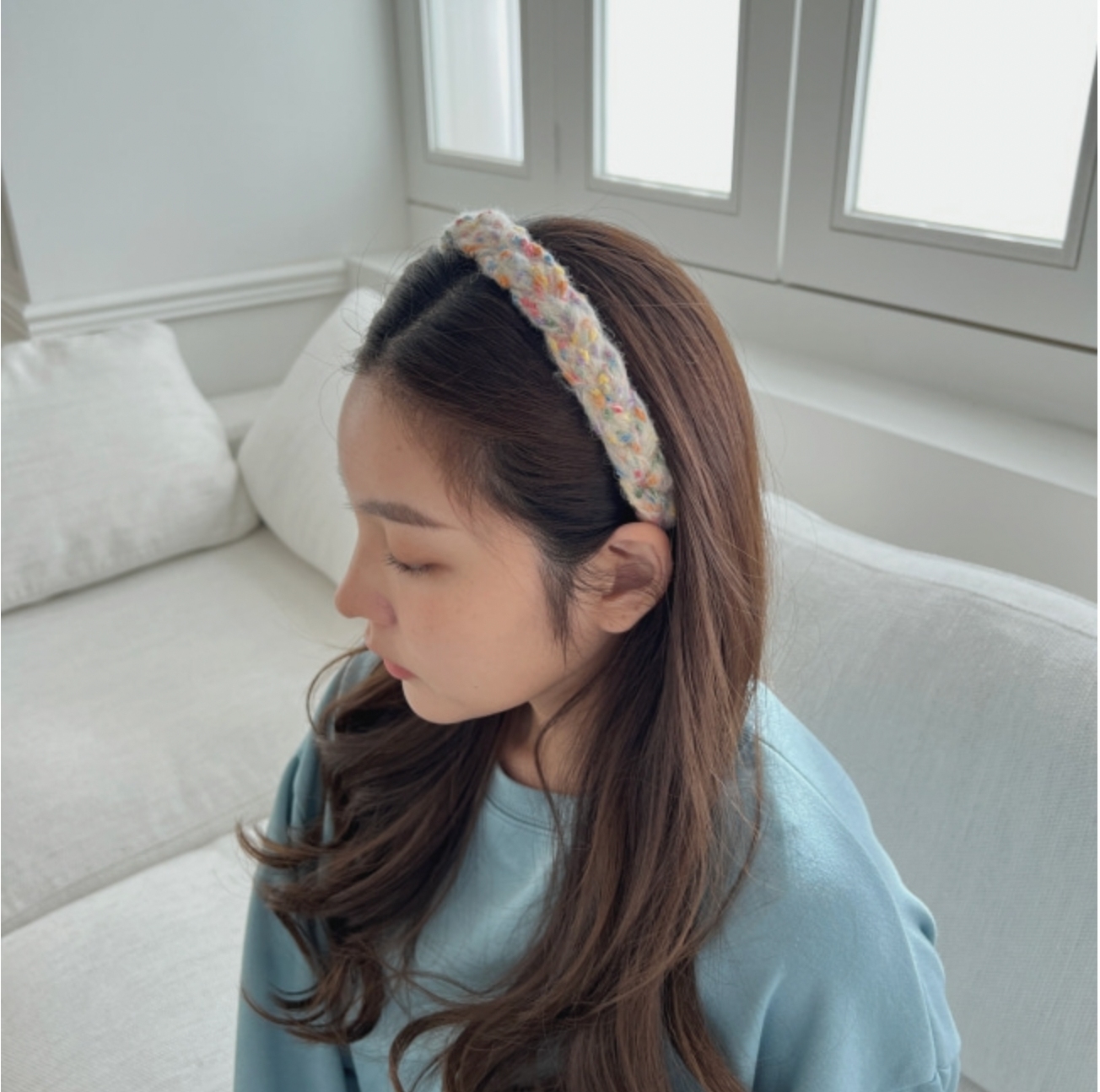 JADU Braided speckle headband