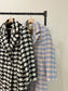PHIA Houndstooth tweed long coat