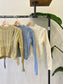 ALTI Open button knit top