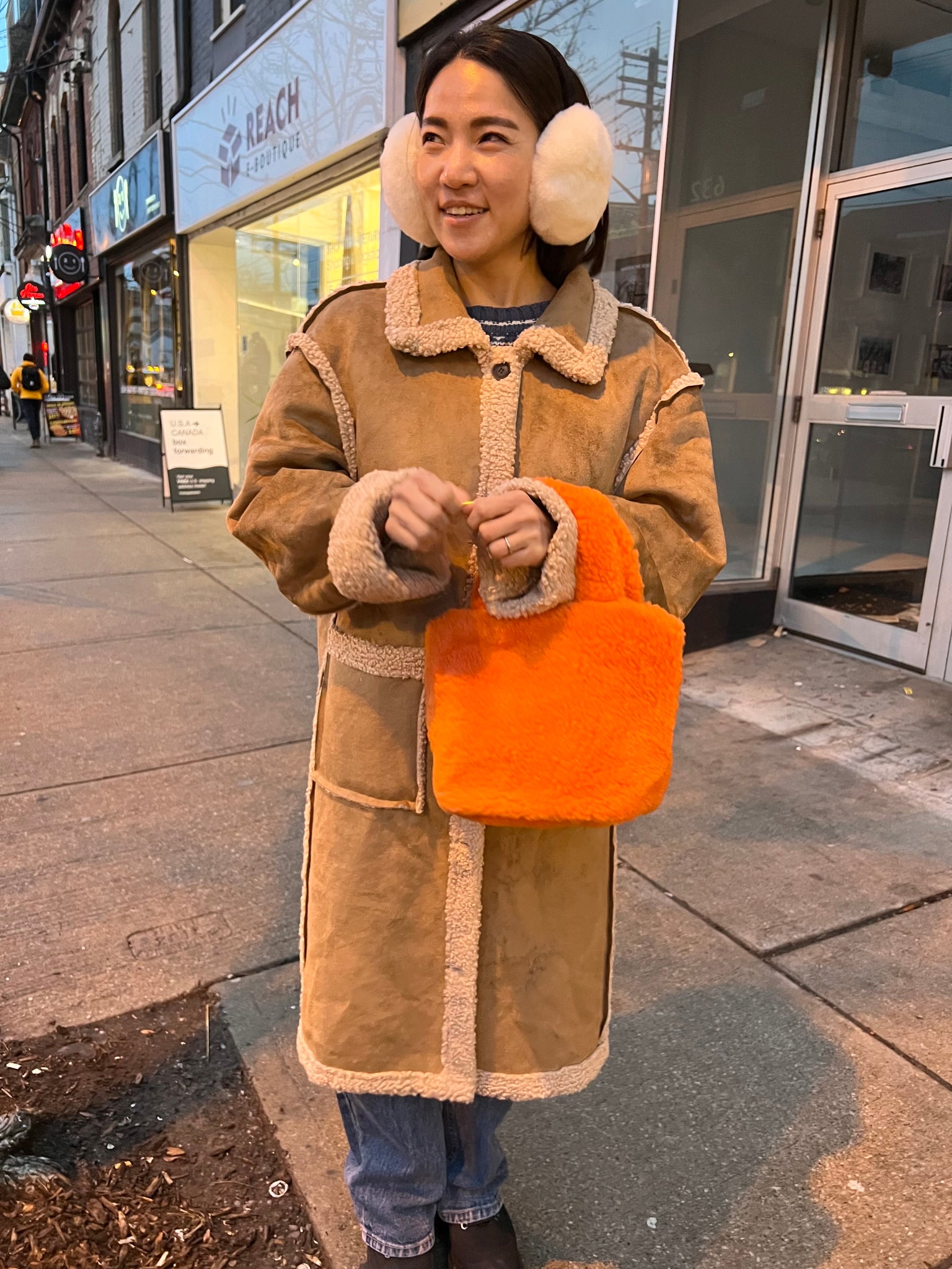 BARB Faux shearling coat
