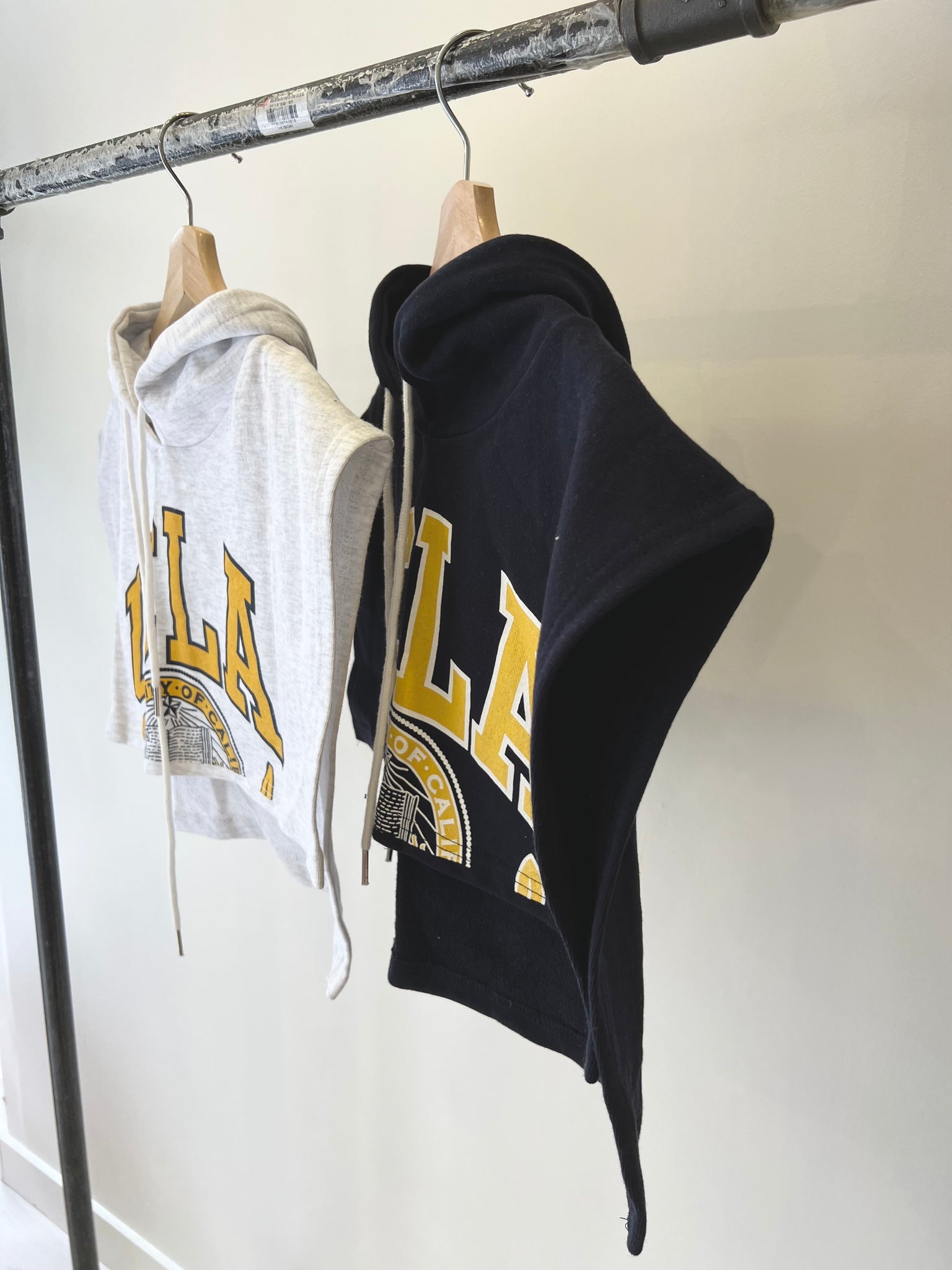UCLA hooded cape