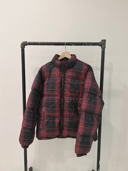 WOOD Plaid puffer jacket