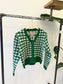 EMMA Houndstooth cardigan
