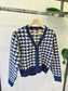 EMMA Houndstooth cardigan