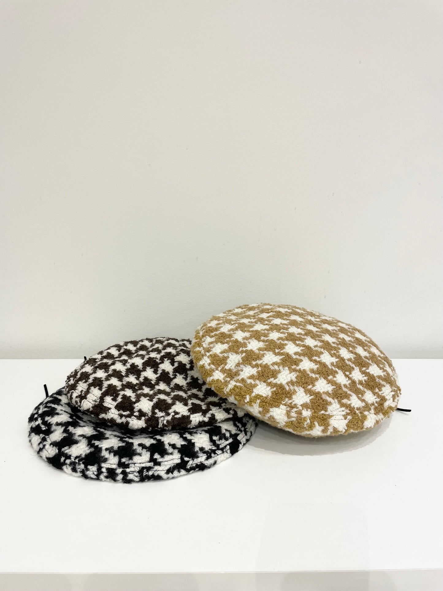 BELLA Houndstooth beret