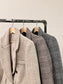 SHAKI Glen plaid wool coat