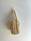 FIGARO Wooden beads tote bag